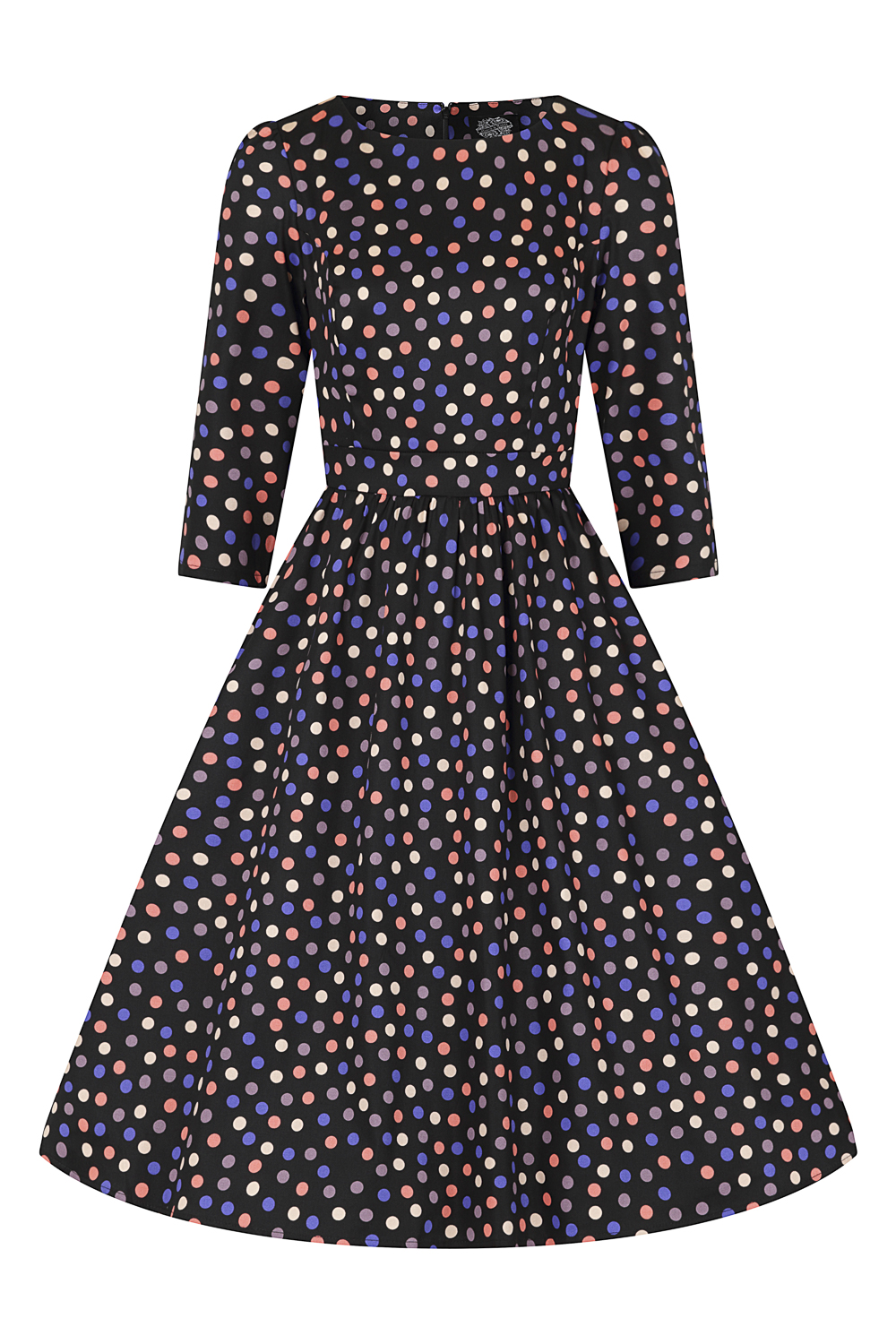 Ophelia Polka Dot Swing Dress